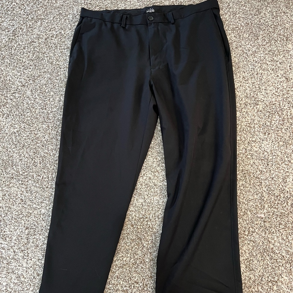 Haggar Classic Black Dress Pants for Men